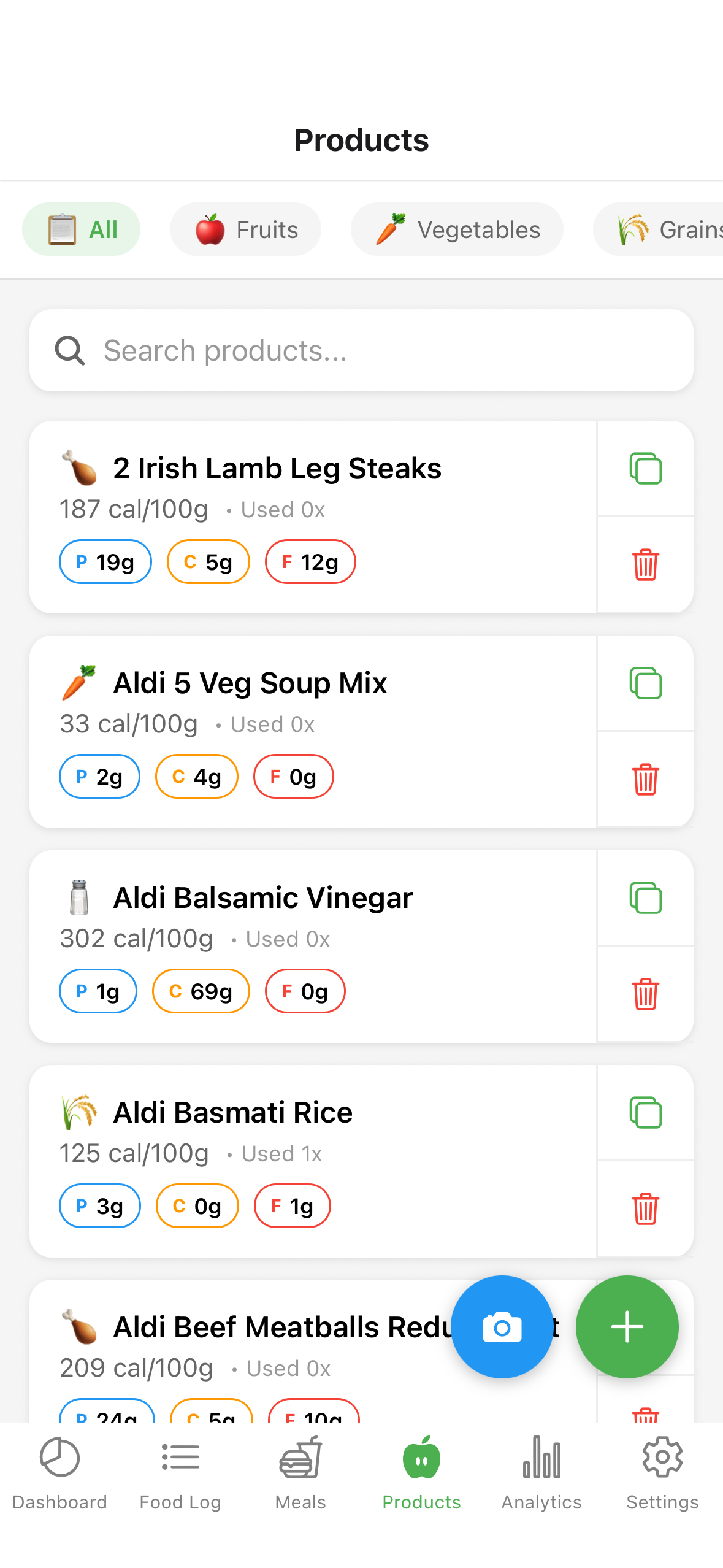 Nutrition Tracker Screenshot 4
